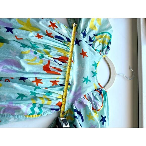 NWT Stella McCartney Kids pale blue cotton voile dress featuring a vibrant crab - Picture 7 of 10